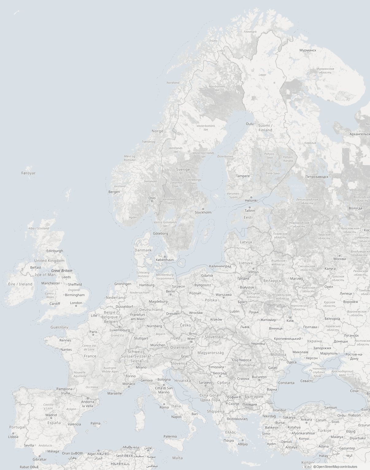 Mapa prodejců strojů SMS Agro v Evropě