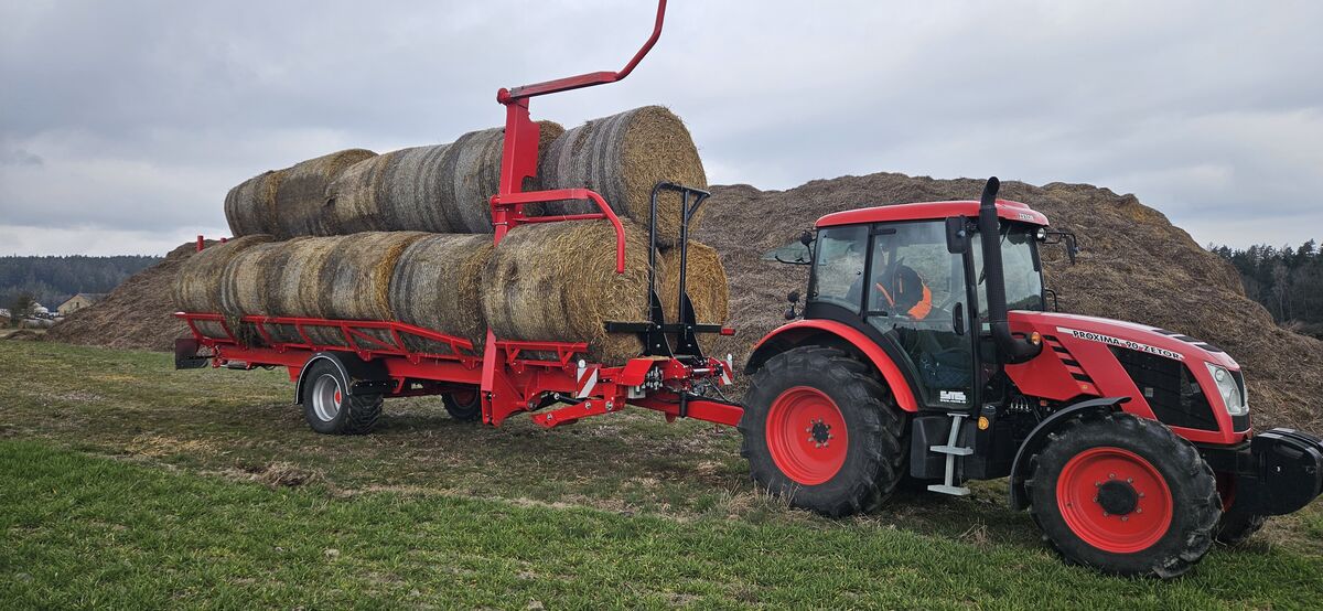 Přeprava balíků — stroje SMS Agro